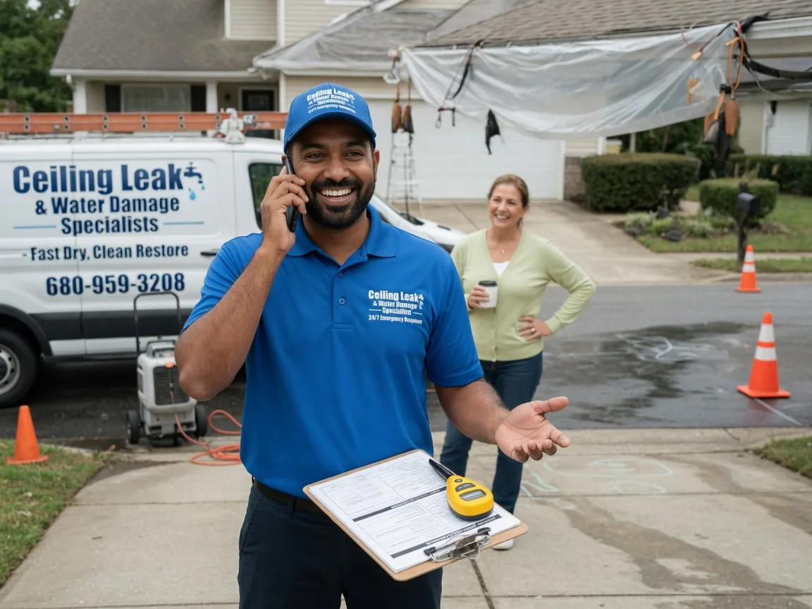 Ceiling Leak Cleanup East Carondelet, IL FAQs
