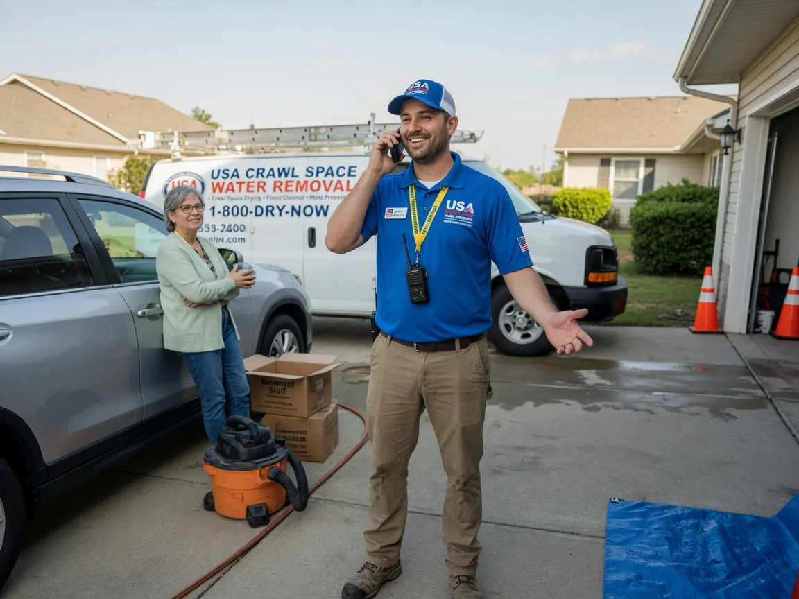 Crawl Space Water Removal East Carondelet, IL FAQs